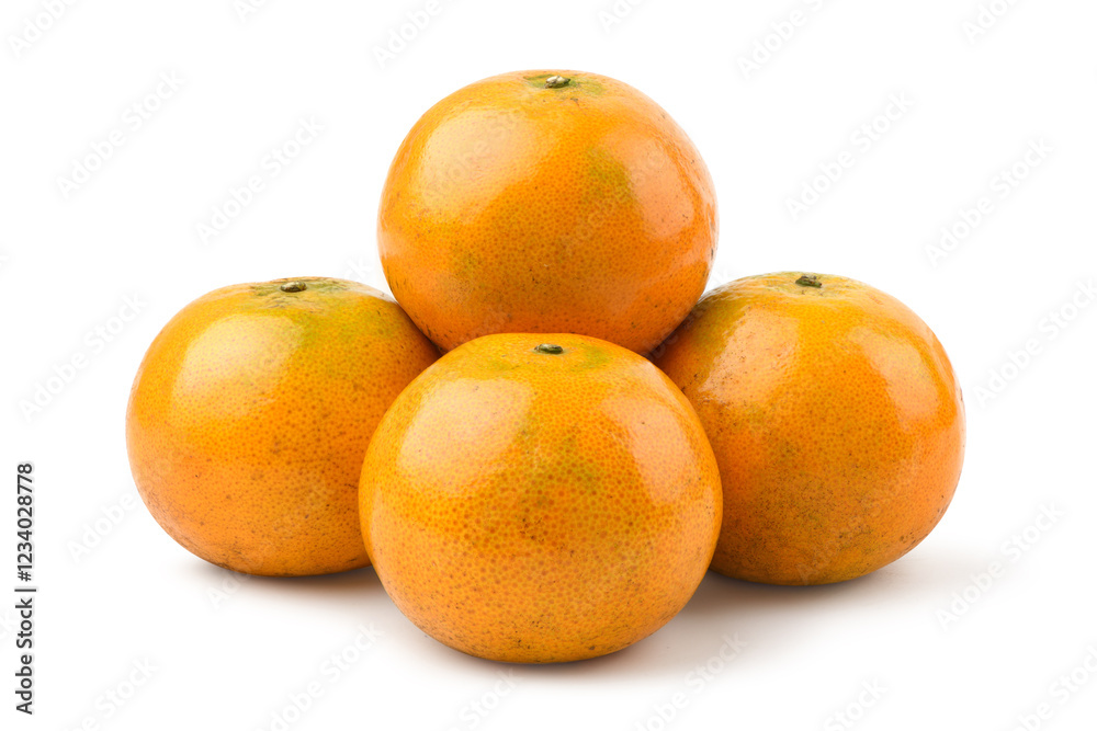 Tangerine isolated on white background. Clipping path. Tangerine isolated on white background. Clipping path.