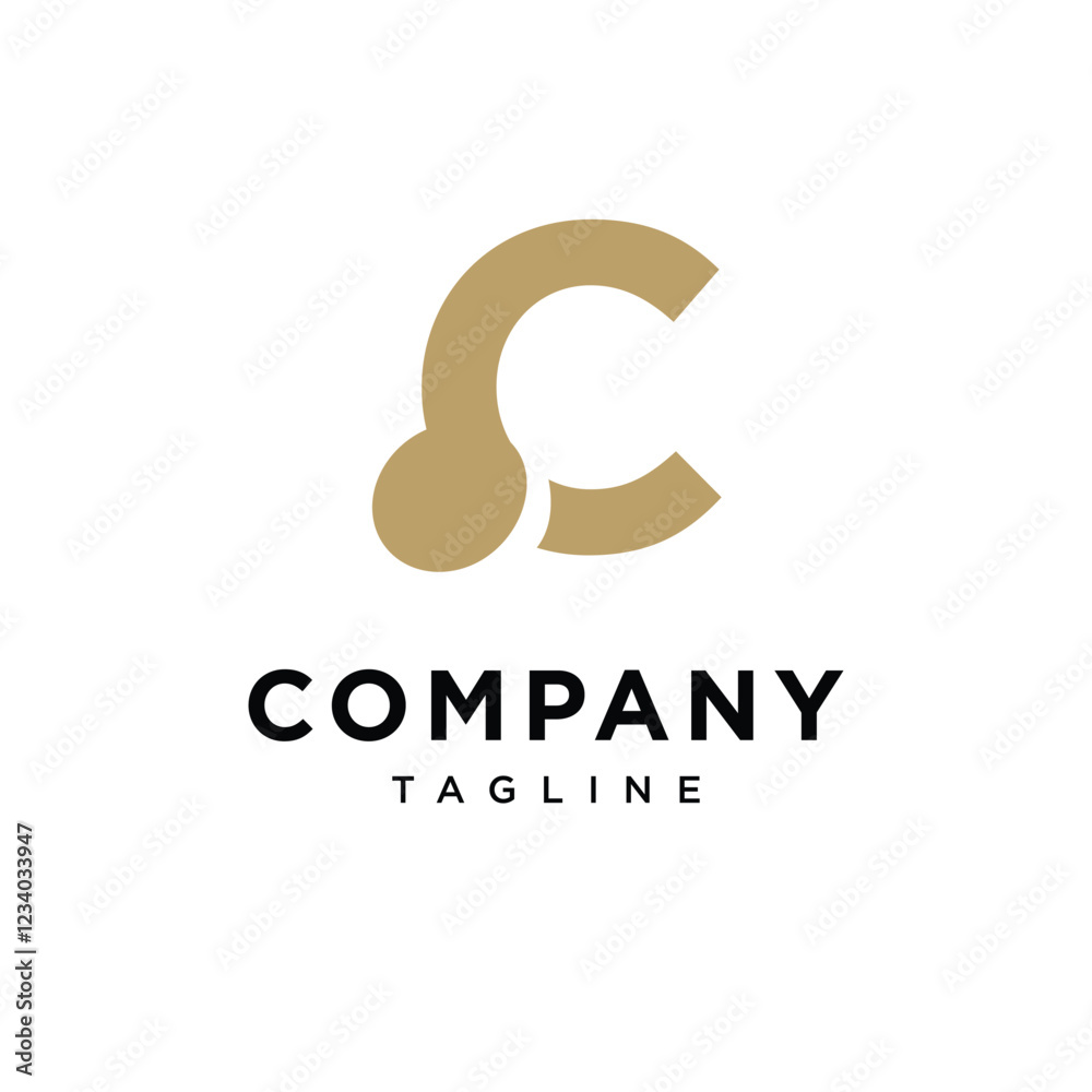 Letter C Music Note Logo Icon Vector Letter C Music Note Logo Icon Vector