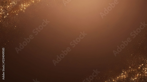 Chic mocha matte background with delicate gold accents, for professional and artistic creations