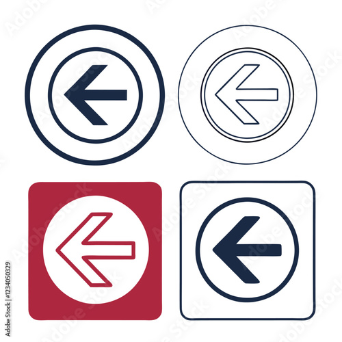 Free Download Fa Arrow Alt Circle Left foure icon set - GFXLoad