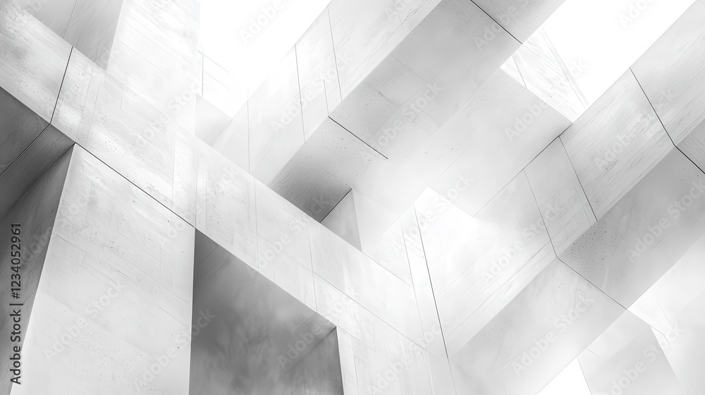 Obraz premium Abstract Architectural Concrete Structure Design