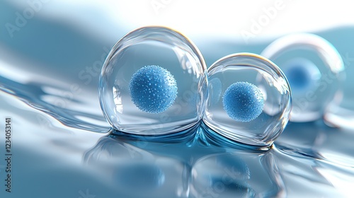 Encapsulated Cellular Structures in Aqueous Medium