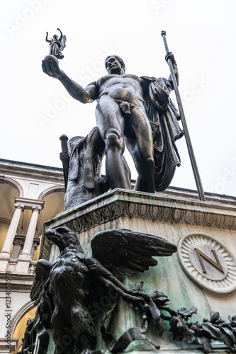 Photography Napoleon as Mars the Peacemaker is a colossal heroic nude statue by the Italian artist Antonio Canova, of Napoleon I of France in the guise of the Roman god Mars