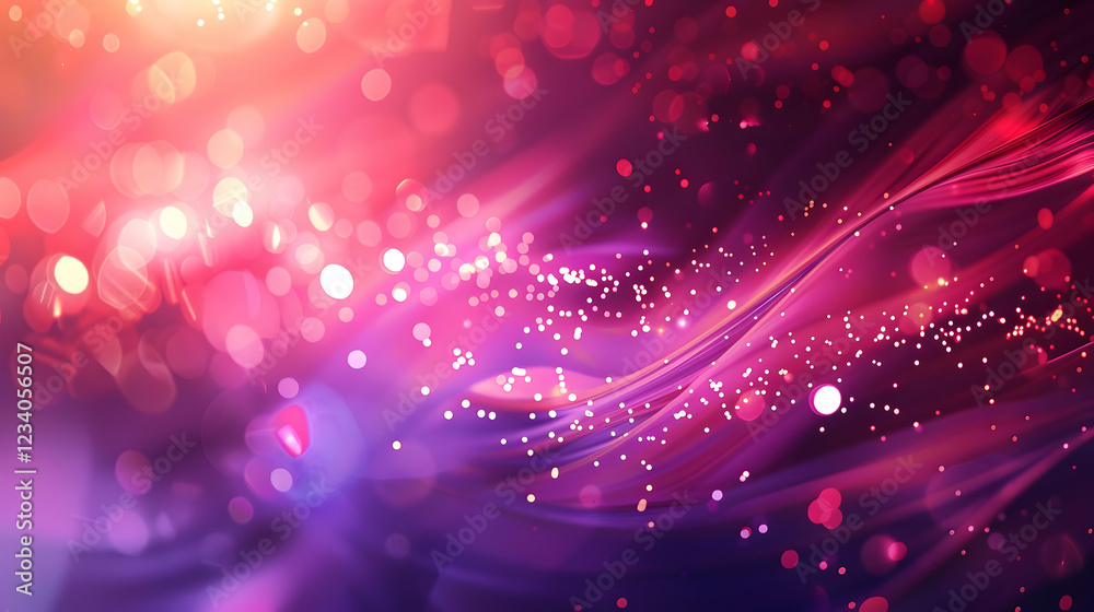 A vibrant abstract background featuring flowing colors and glowing particles. A vibrant abstract background featuring flowing colors and glowing particles.