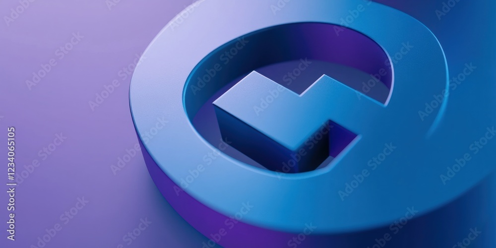 Abstract 3D blue G letter symbol design. Abstract 3D blue G letter symbol design.