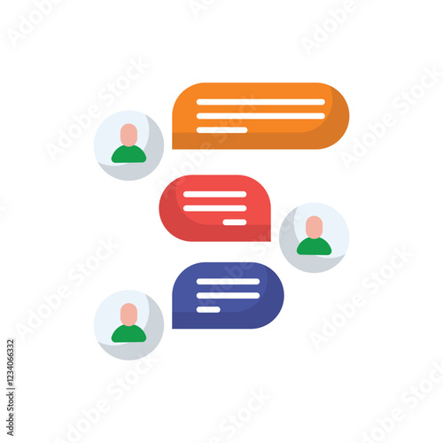Chat vector icon