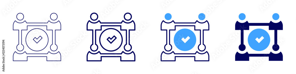 Partnership icon in 4 different styles. Thin Line, Line, Bold, and Bold Line. Duotone style. Editable stroke Partnership icon in 4 different styles. Thin Line, Line, Bold, and Bold Line. Duotone style. Editable stroke