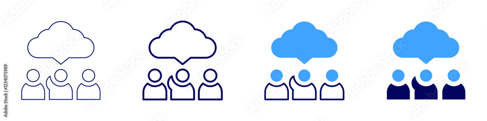 Teamwork management icon in 4 different styles. Thin Line, Line, Bold, and Bold Line. Duotone style. Editable stroke Teamwork management icon in 4 different styles. Thin Line, Line, Bold, and Bold Line. Duotone style. Editable stroke