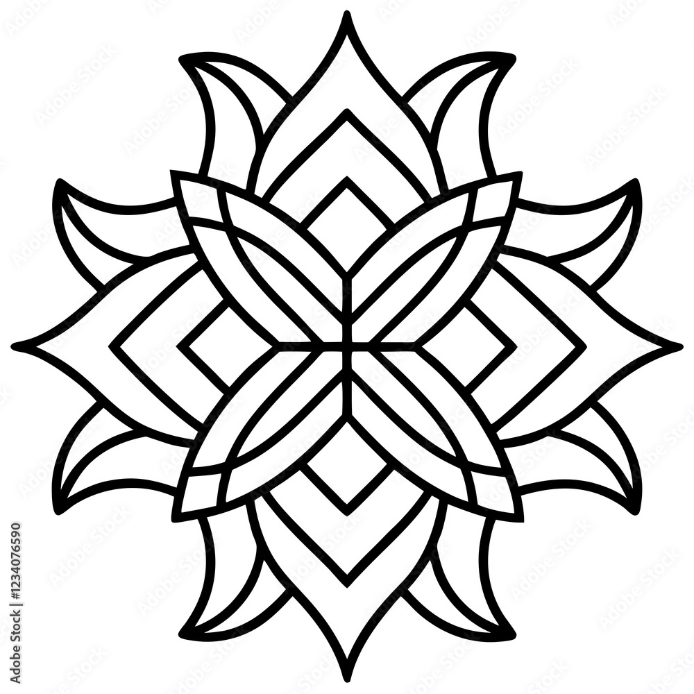 Modern Line Art Textile Patterns Modern Line Art Textile Patterns