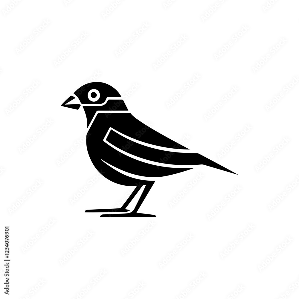 bird logo vector .Business logo concept.Black and white background. bird logo vector .Business logo concept.Black and white background.