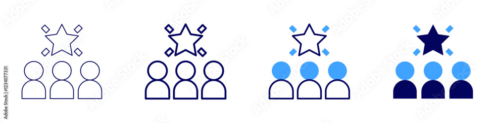 Teamwork strategies icon in 4 different styles. Thin Line, Line, Bold, and Bold Line. Duotone style. Editable stroke Teamwork strategies icon in 4 different styles. Thin Line, Line, Bold, and Bold Line. Duotone style. Editable stroke