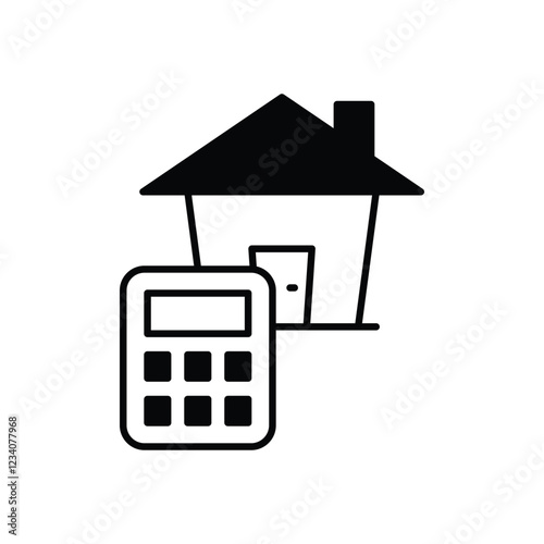 House Budget vector icon