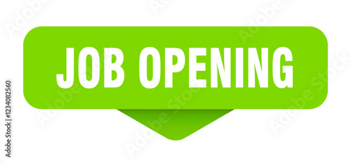 job opening sticker. job opening sign on transparent background