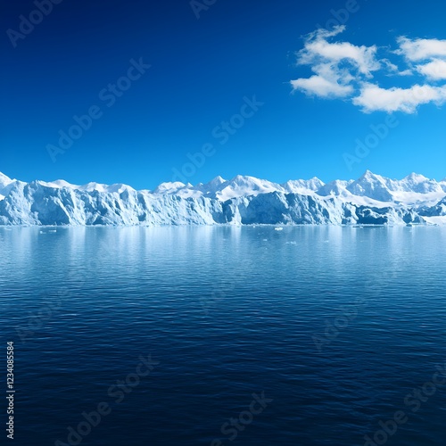 Wallpaper Mural Blue Ice Glacial Ocean Landscape Torontodigital.ca