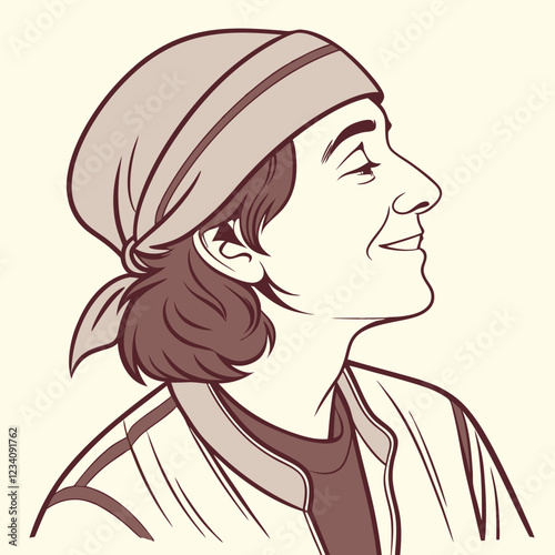 Person With A Kind Face smiling against a light background