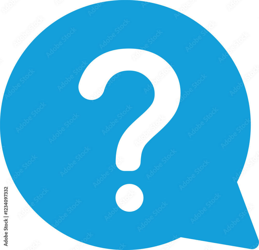 Question mark icon in speech bubble, Help icon, service chat sign button, customer support icon Question mark icon in speech bubble, Help icon, service chat sign button, customer support icon