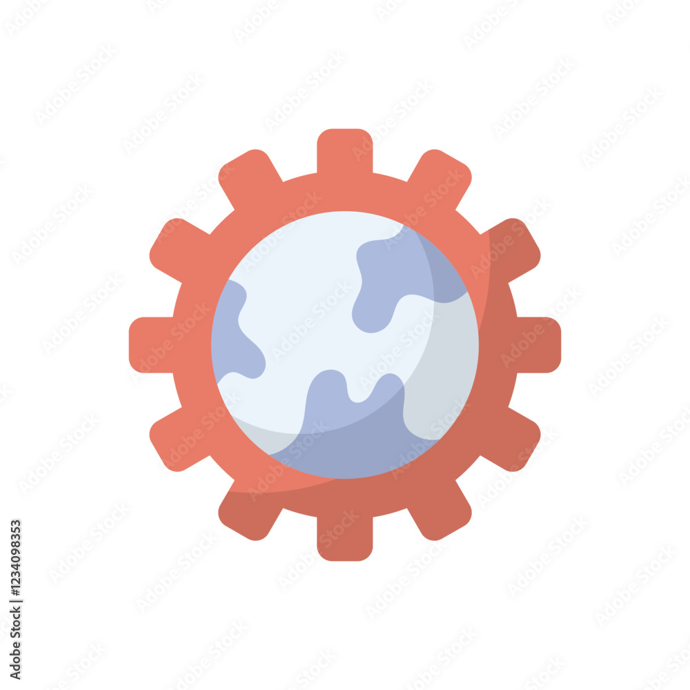 Global Maintenance vector icon Global Maintenance vector icon