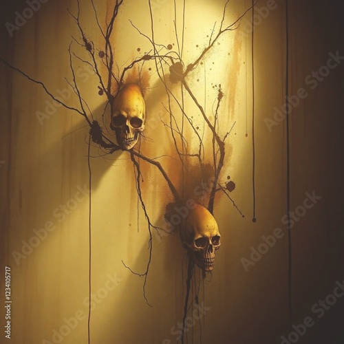 Skulls On A Branch