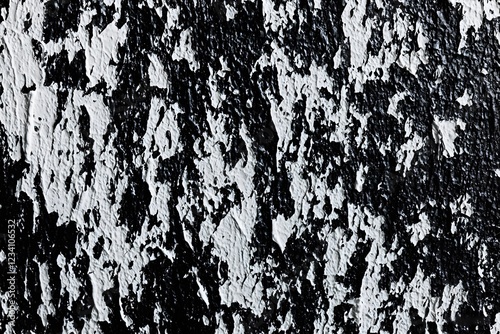 Wallpaper Mural Grungy, abstract texture with overlapping layers of black and white. The image should have a chaotic and energetic vibe. Torontodigital.ca