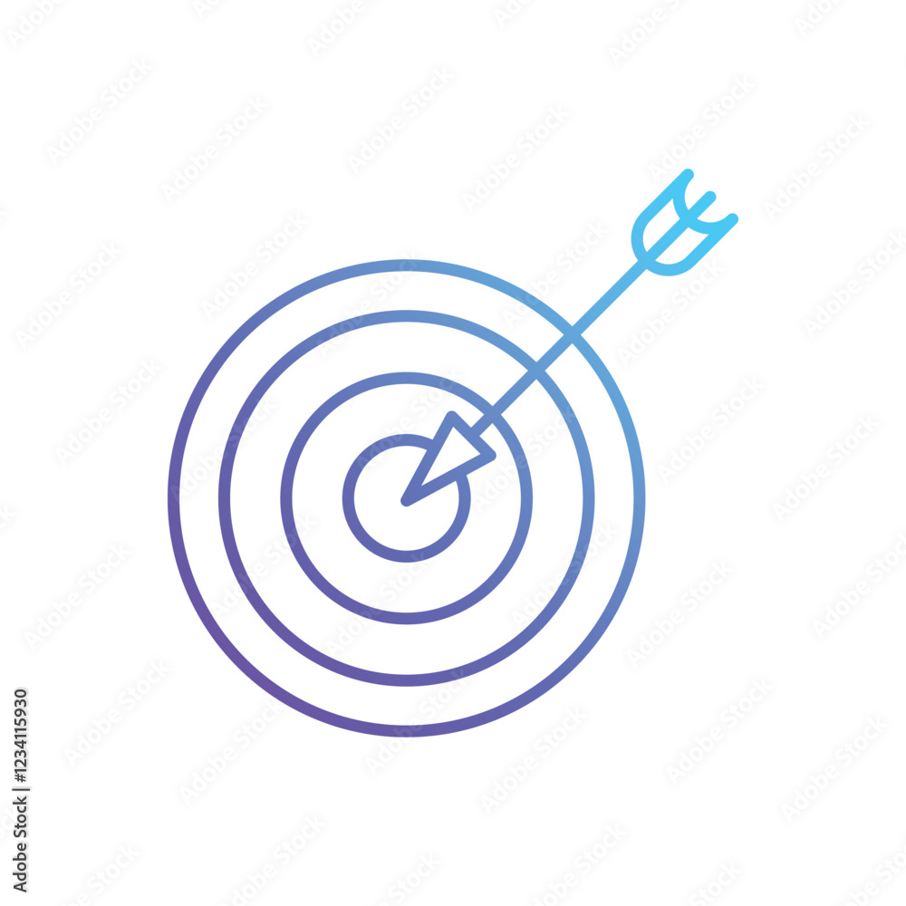 Target vector icon