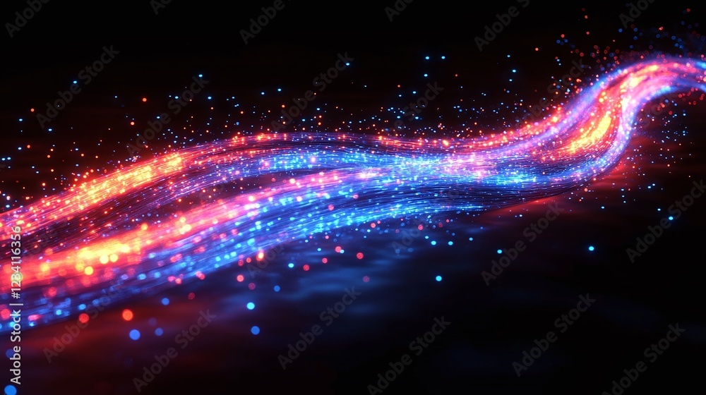 Fototapeta premium abstract background, technology, information flow 