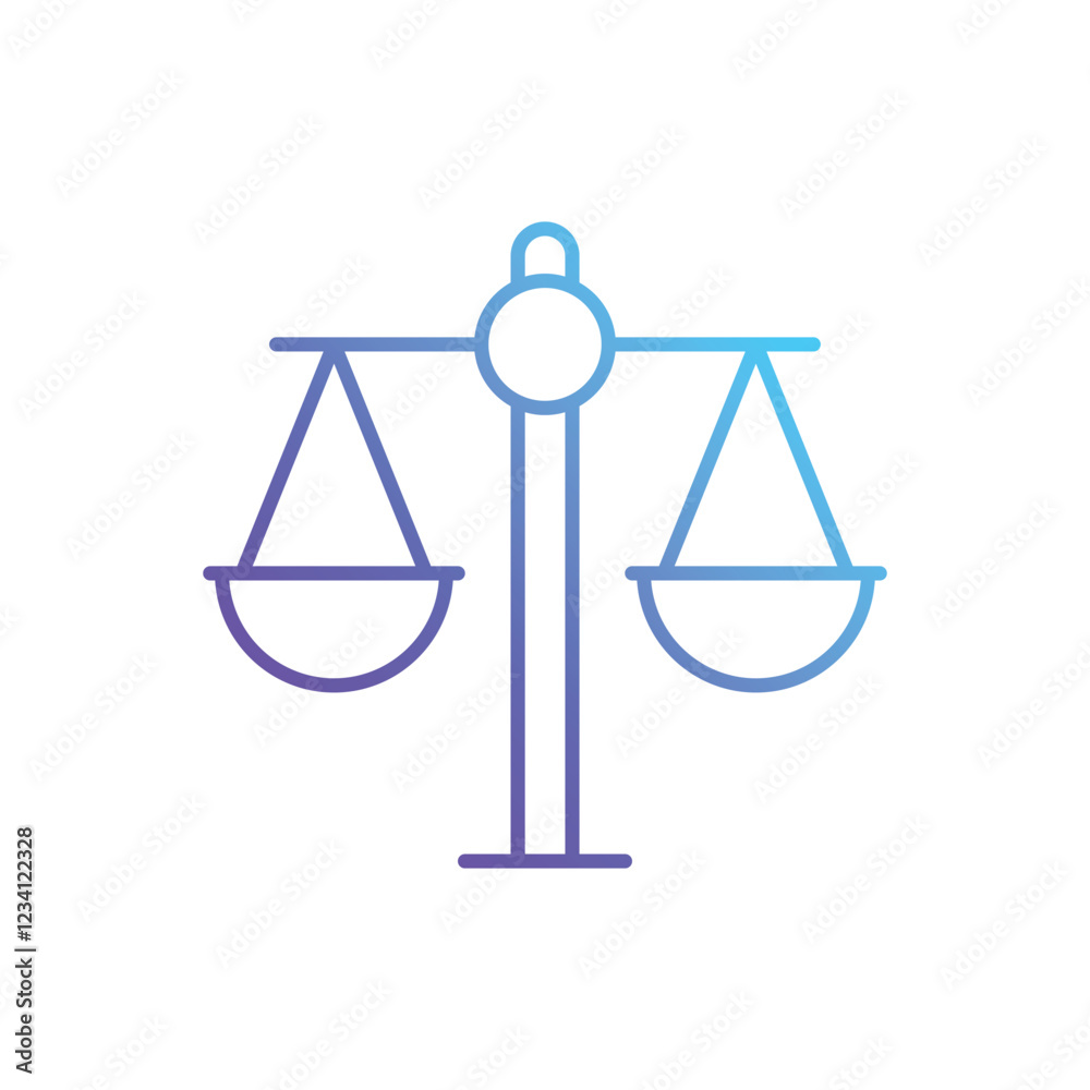 Balance Scale vector icon Balance Scale vector icon