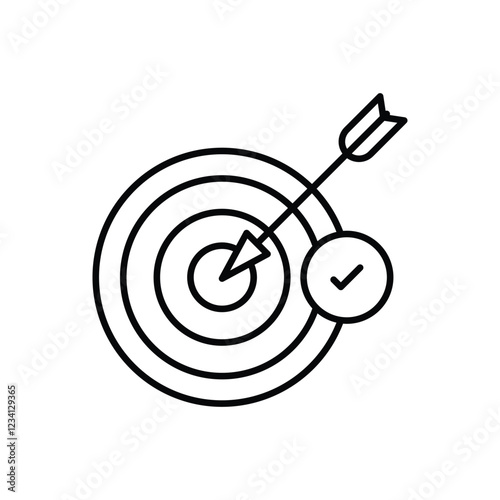 Target vector icon