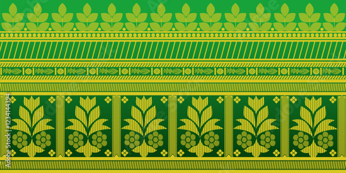 beautiful graphic saree design and this sari design is in Indian style which is for textile fashion industry and it can be used as wallpaper backdrop and website bg this style is originated in india