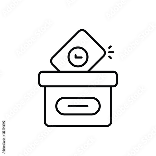 Voting vector icon