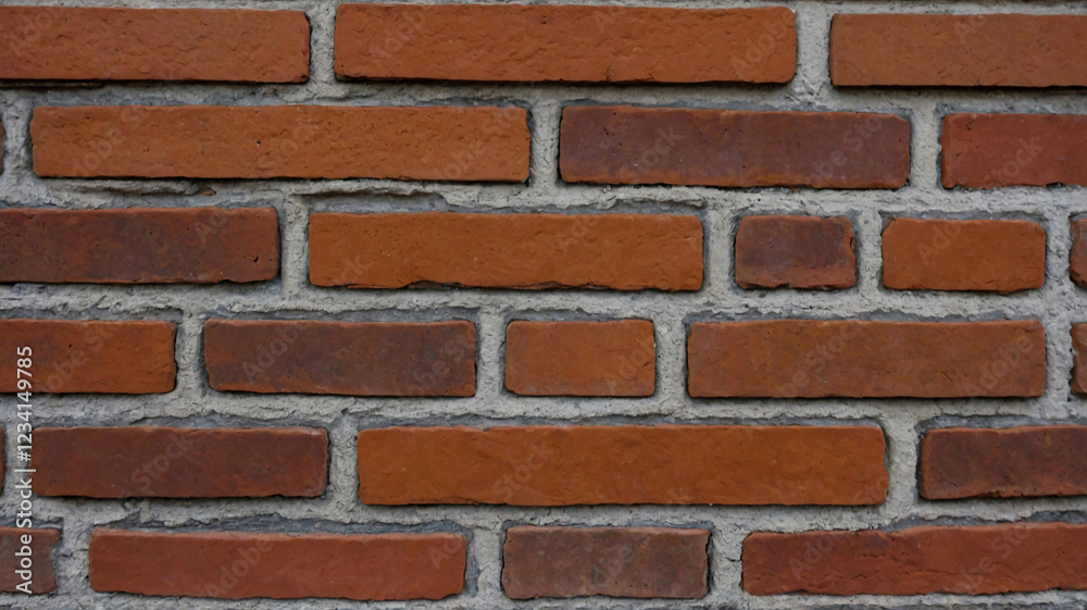 Realistic Red Brick Material Texture for Use in Home Renovation and Industrial Architecture Realistic Red Brick Material Texture for Use in Home Renovation and Industrial Architecture