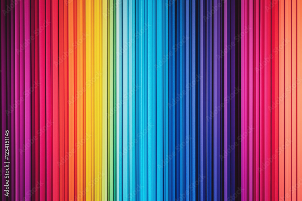 Vibrant horizontal gradient showcasing the full spectrum of rainbow colors in a seamless flow
