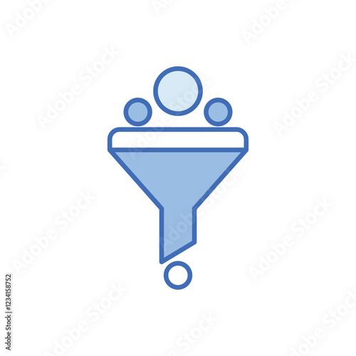 Funnel vector icon