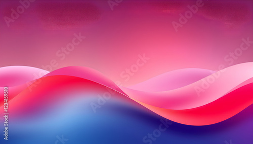 A luxurious abstract background with soft gradient waves of vibrant colors, creating a dreamy and elegant aesthetic