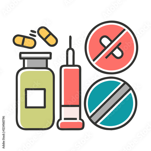 set of medical icons