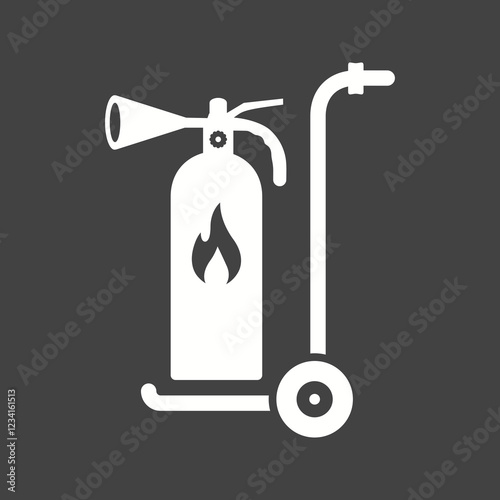 Firefighting illustration.