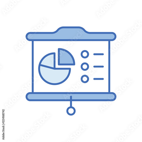 Visual Presentation vector icon