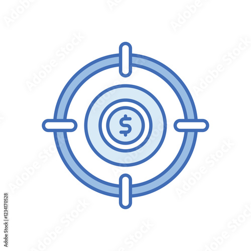Goal vector icon