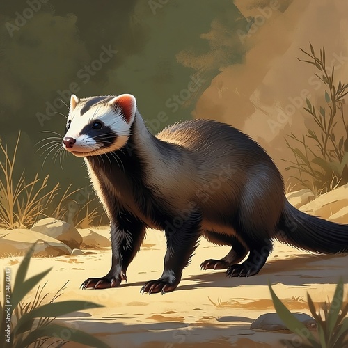 Black-footed Ferret (Mustela putorius furo): Clarifying Its Wild Nature and Avoiding Misconceptions