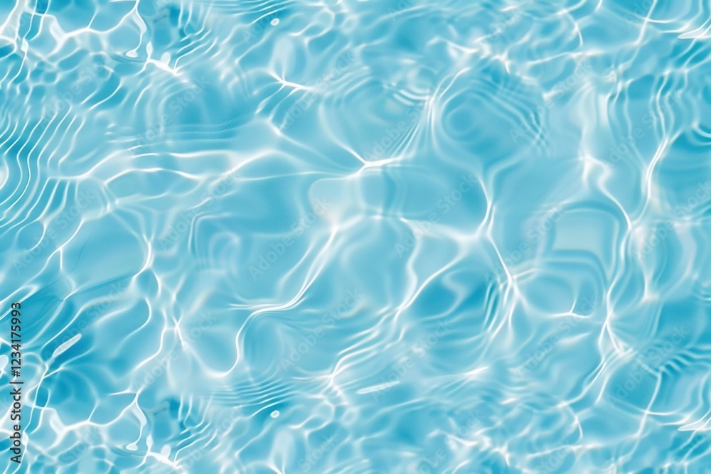 Swimming pool texture background ripples water surface.