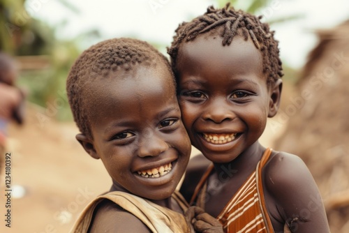 African kids smile smiling child. photo