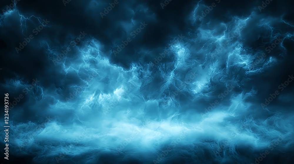 Obraz premium Dark Blue Storm Cloudscape