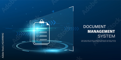 document abstract technology background 