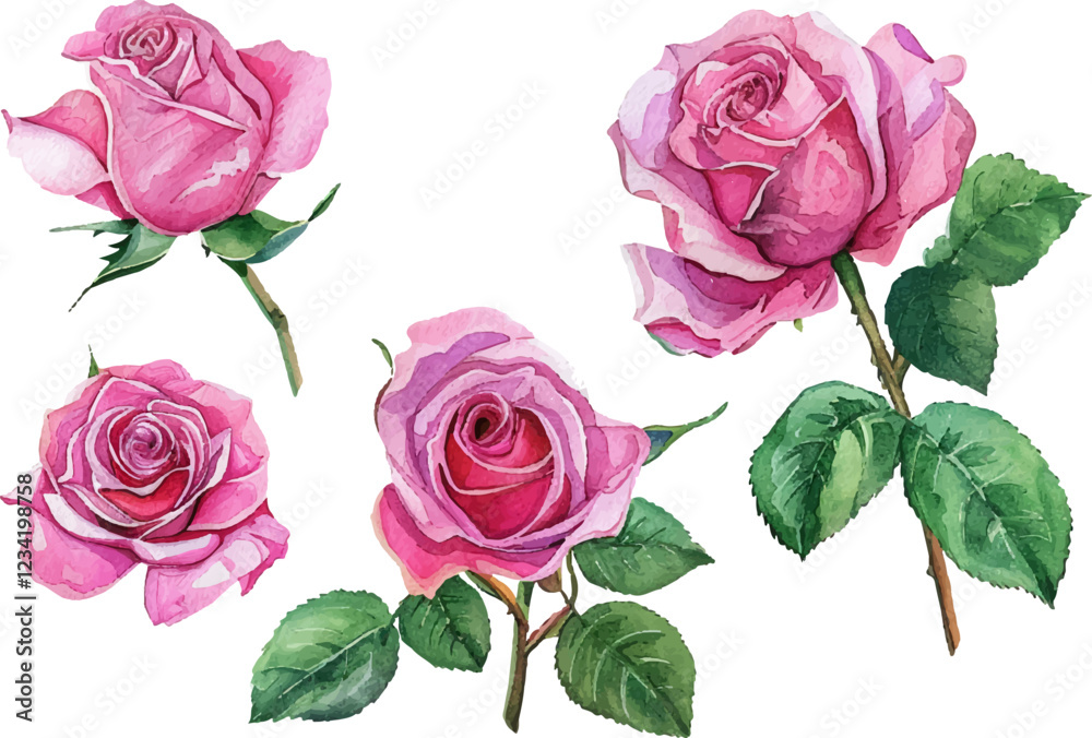 Naklejka premium bouquet of roses