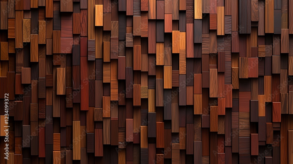Dark Brown Wooden Blocks Background Texture Dark Brown Wooden Blocks Background Texture