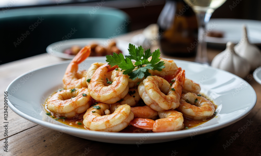 Shrimp Scampi with Garlic, White Wine, and Parsley Shrimp Scampi with Garlic, White Wine, and Parsley