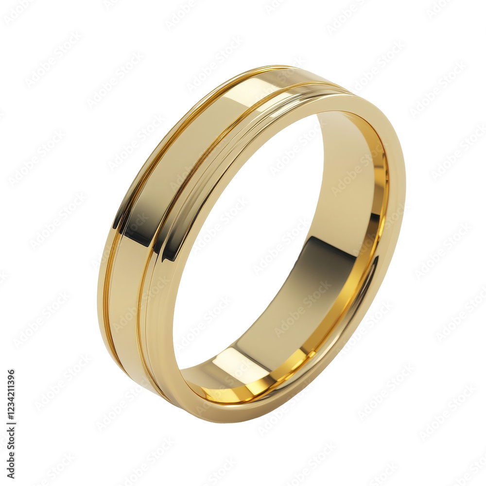 Classic Gold Wedding Bands Timeless Design Isolated on Transparent or blank Background, PNG Classic Gold Wedding Bands Timeless Design Isolated on Transparent or blank Background, PNG