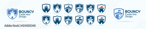 Bouncy Castle Hire icon design bundle