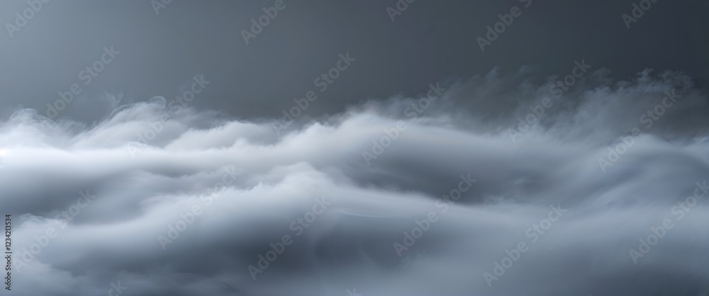 Obraz premium Gray misty smooth background