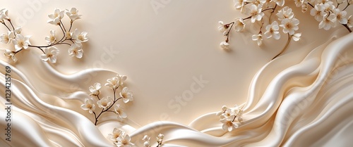 Ivory soft smooth background