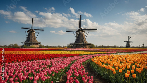 _Tulips_and_Windmills-firld-landscape-power